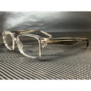 Prada Grey Crystal Men's Eyeglasses